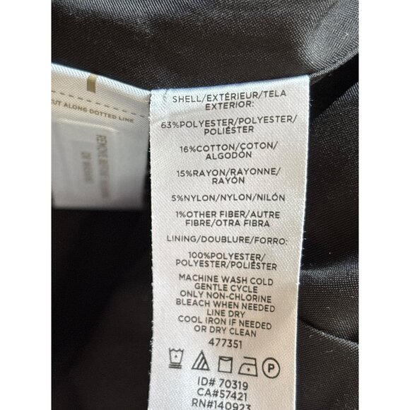 LOFT Womens Tweed Mini Skirt Black Pink White Grey Silver Textured Size 0 Lined - Picture 4 of 5